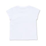 チュールリボン切り替え天竺半袖Tシャツ(95~150cm) | BeBe Petits Pois Vert | 詳細画像6 