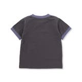 フォトプリント天竺配色半袖リンガーTシャツ(95~150cm) | BeBe Petits Pois Vert | 詳細画像14 