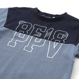 バイカラーBIGロゴプリント天竺半袖Tシャツ(95~160cm) | BeBe Petits Pois Vert | 詳細画像10