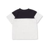 バイカラーBIGロゴプリント天竺半袖Tシャツ(95~160cm) | BeBe Petits Pois Vert | 詳細画像6