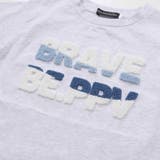 サガラ刺しゅうロゴ天竺Tシャツ(95~150cm) | BeBe Petits Pois Vert | 詳細画像12 