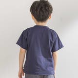 サガラ刺しゅうロゴ天竺Tシャツ(95~150cm) | BeBe Petits Pois Vert | 詳細画像4 