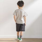 パッチワークロゴ天竺Tシャツ(95~160cm) | BeBe Petits Pois Vert | 詳細画像3 