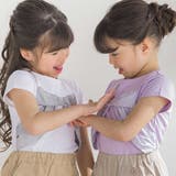 サテン風配色リボンモチーフ半袖Tシャツ(95~150cm) | BeBe Petits Pois Vert | 詳細画像7 