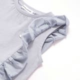 花柄シースルーフリルノースリーブTシャツ(95~150cm) | BeBe Petits Pois Vert | 詳細画像14 