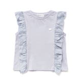 花柄シースルーフリルノースリーブTシャツ(95~150cm) | BeBe Petits Pois Vert | 詳細画像9 