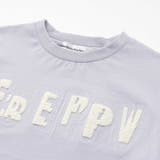 ステッチ＆サガラ刺しゅうロゴ半袖Tシャツ(95~150cm) | BeBe Petits Pois Vert | 詳細画像12 