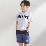ステッチ＆サガラ刺しゅうロゴ半袖Tシャツ(95~150cm) | BeBe Petits Pois Vert | 詳細画像3 