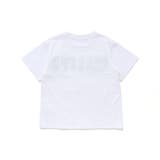 ステッチ＆サガラ刺しゅうロゴ半袖Tシャツ(95~150cm) | BeBe Petits Pois Vert | 詳細画像9 