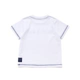 配色ステッチ立体ロゴプリント半袖Tシャツ(95~160cm) | BeBe Petits Pois Vert | 詳細画像10 