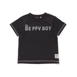 配色ステッチ立体ロゴプリント半袖Tシャツ(95~160cm) | BeBe Petits Pois Vert | 詳細画像11 