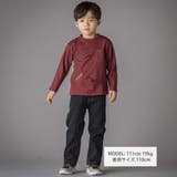 タックプリーツ刺しゅうロングTシャツ(95~160cm) | BeBe Petits Pois Vert | 詳細画像2