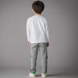 タックプリーツ刺しゅうロングTシャツ(95~160cm) | BeBe Petits Pois Vert | 詳細画像3