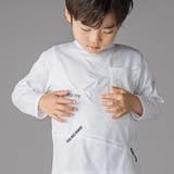 タックプリーツ刺しゅうロングTシャツ(95~160cm) | BeBe Petits Pois Vert | 詳細画像4