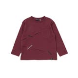タックプリーツ刺しゅうロングTシャツ(95~160cm) | BeBe Petits Pois Vert | 詳細画像6