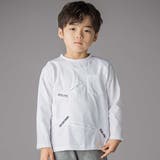 ホワイト | タックプリーツ刺しゅうロングTシャツ(95~160cm) | BeBe Petits Pois Vert