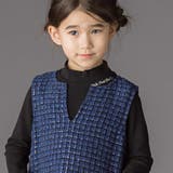 【お揃い】袖リボンリブトップス(95~160cm) | BeBe Petits Pois Vert | 詳細画像5 