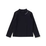 ブラック | 【お揃い】袖リボンリブトップス(95~160cm) | BeBe Petits Pois Vert