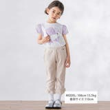 お花パッチワーク半袖Tシャツ(95~160cm) | BeBe Petits Pois Vert | 詳細画像2 
