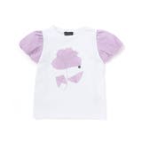 お花パッチワーク半袖Tシャツ(95~160cm) | BeBe Petits Pois Vert | 詳細画像7 