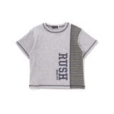 異素材切り替え半袖Tシャツ(95~160cm) | BeBe Petits Pois Vert | 詳細画像17 