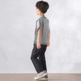 異素材切り替え半袖Tシャツ(95~160cm) | BeBe Petits Pois Vert | 詳細画像7 