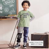 ワッペンTシャツ+ロゴ柄ロンT セット(100~160cm) | WASK | 詳細画像2