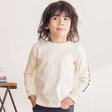 バイカラーミニ裏毛Tシャツ＋天竺ロゴプリントロンT セット(100~160cm) | WASK | 詳細画像7 