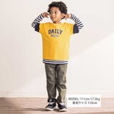 ロゴパッチTシャツ+ボーダーロンT セット(100~160cm) | WASK | 詳細画像4