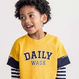 ロゴパッチTシャツ+ボーダーロンT セット(100~160cm) | WASK | 詳細画像5