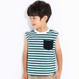 ロゴTシャツ＆ボーダータンクトップセット(110~160cm) | WASK | 詳細画像4 