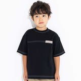 ブラック | ロゴTシャツ＆ボーダータンクトップセット(110~160cm) | WASK