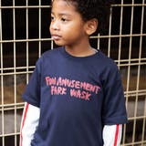 ロゴプリントBIG半袖Tシャツ&袖テープ長袖Tシャツセット | WASK | 詳細画像4