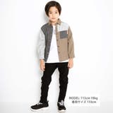カラフル袖シャツ＆ロゴプリント半袖Tシャツ(100~160cm) | WASK | 詳細画像2 