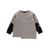 アシンメトリー重ね着風BIGミニ裏毛＆ロングTシャツセット(110~160cm) | WASK | 詳細画像13 