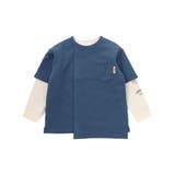 アシンメトリー重ね着風BIGミニ裏毛＆ロングTシャツセット(110~160cm) | WASK | 詳細画像8 