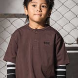 ヘンリーネックBIGTシャツ＆ボーダーロングTシャツセット(110~160cm) | WASK | 詳細画像5 