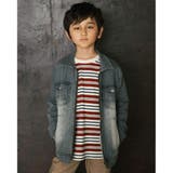 ジップアップ Gジャン ライトオンス デニム (100~160cm) | WASK | 詳細画像1 