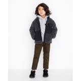 ボア ナイロンツイル 切り替え 中綿 ジャケット (100~160cm) | WASK | 詳細画像7