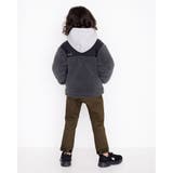 ボア ナイロンツイル 切り替え 中綿 ジャケット (100~160cm) | WASK | 詳細画像9