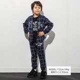 【お揃い】ロゴファスナーダブルジャガードニットジャケット(100~160cm) | WASK | 詳細画像2