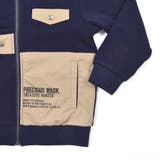 エステル裏起毛リップストップポケットパーカー(100~160cm) | WASK | 詳細画像12