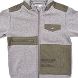 エステル裏起毛リップストップポケットパーカー(100~160cm) | WASK | 詳細画像19