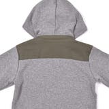 エステル裏起毛リップストップポケットパーカー(100~160cm) | WASK | 詳細画像21