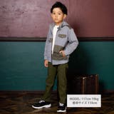 エステル裏起毛リップストップポケットパーカー(100~160cm) | WASK | 詳細画像5