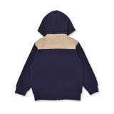 エステル裏起毛リップストップポケットパーカー(100~160cm) | WASK | 詳細画像8