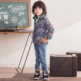 配色プレート柄リバーシブルタフタジャケット(100~160cm) | WASK | 詳細画像7