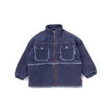 フリンジストレッチデニム中綿キルトジャケット(110~160cm) | WASK | 詳細画像6 