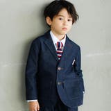 オックスワンポイント刺しゅう長袖レギュラーシャツ(110~160cm) | WASK | 詳細画像3 