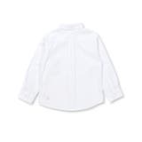 オックスワンポイント刺しゅう長袖レギュラーシャツ(110~160cm) | WASK | 詳細画像4 
